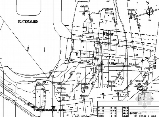 小区排水工程图纸资料下载-某市政道路排水工程图纸