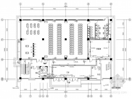 监控机房建筑图纸资料下载-[重庆]多功能机房电气施工图