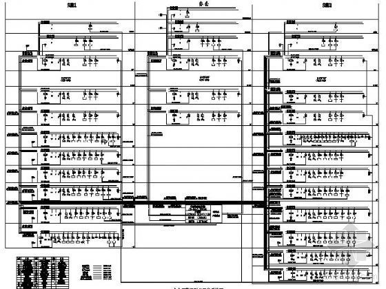 空调控制原理系统图资料下载-重庆某大型商业综合楼电气之配电系统及控制原理
