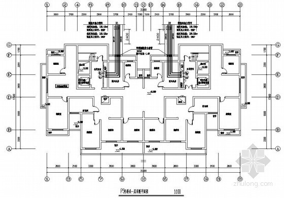 地板敷设采暖施工方案资料下载-32层地板敷设采暖设计图纸