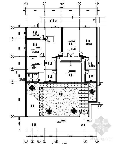 某单层民居住宅建筑结构方案图-3