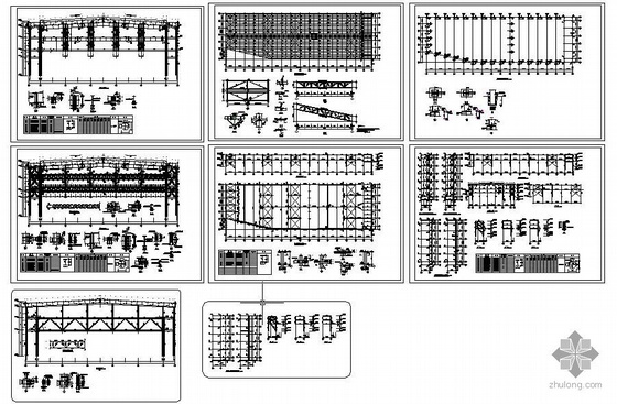 建筑楼结构施工图资料下载-某货运楼钢结构施工图