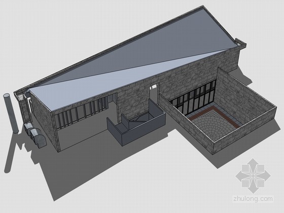 现代大师建筑SketchUp模型下载-现代大师建筑 