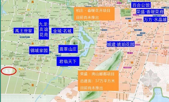 [标杆房企]住宅项目前期定位及整合传播方案(大量附图)-竞品分析 