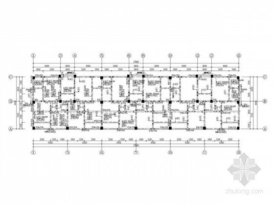 6层公寓楼建筑施工图资料下载-8层框架公寓楼结构施工图(独基、2013.11)