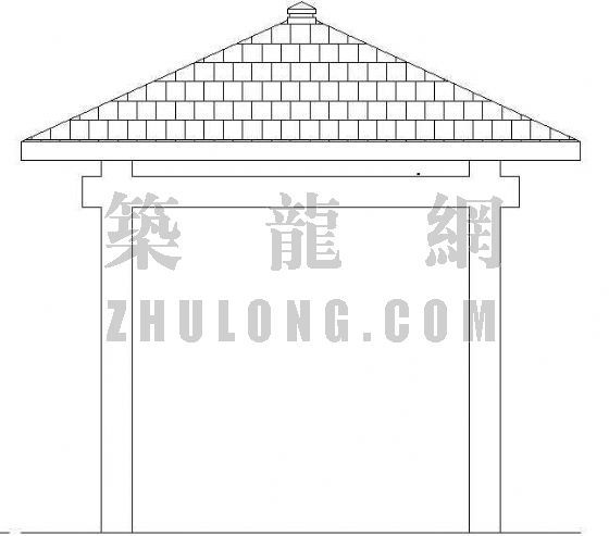 塑木亭CAD施工图资料下载-会师亭施工图