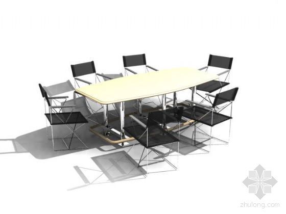 大型会议桌CAD资料下载-会议桌006