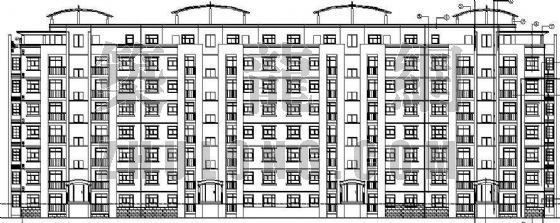 多层住宅建筑施工图整套资料下载-某坡地多层住宅建筑施工图（全套）