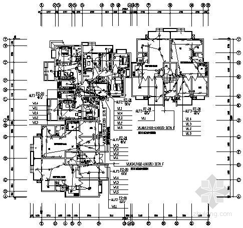 8层住宅楼施工图纸资料下载-六层住宅楼电气施工图纸
