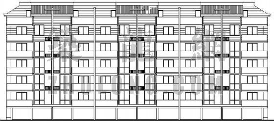 多层公寓建筑施工图资料下载-某单身公寓建筑施工图