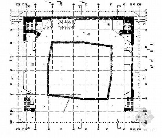 [上海世博会]欧洲西海岸某国家馆建筑扩初图（C片区）-平面 