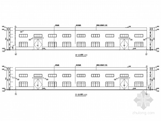 24米排架资料下载-[江苏]框排架结构研发车间及附件车间和钣金车间结构施工图（含建筑）