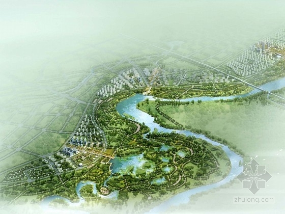 滨河概念设计方案文本资料下载-[沈阳]“3R”景观绿色滨河新城设计方案