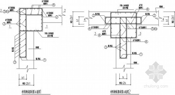 柱配筋平面表示法资料下载-[设计院内部]结构施工图设计节点详图