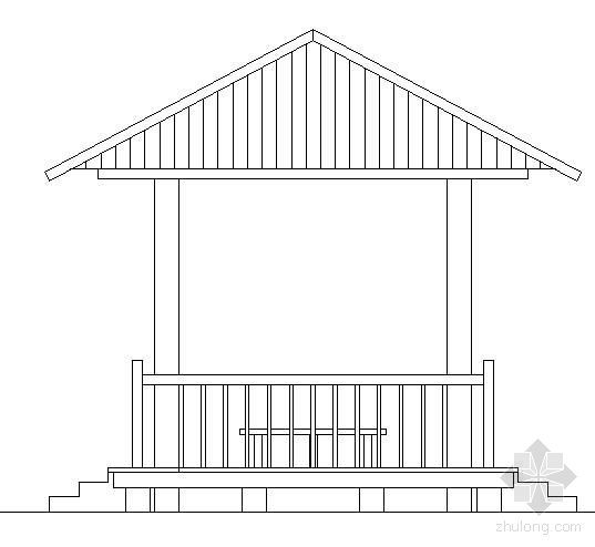 6m木结构四角亭资料下载-经典四角亭详图