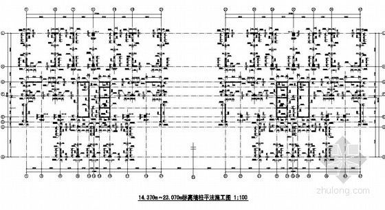 [广西]29层框支剪力墙结构商住公寓楼结构施工图- 