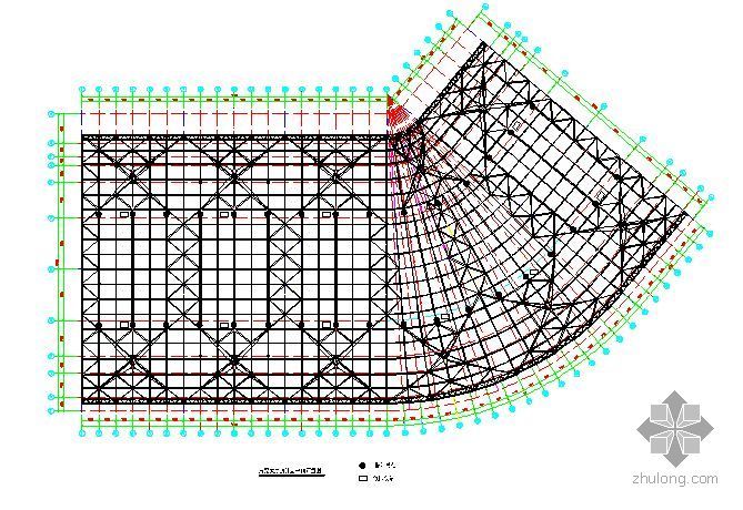 斜屋顶结构施工方案资料下载-郑州某大型会展中心钢结构屋盖液压提升施工方案
