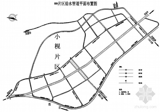 小区弱电改造施工图资料下载-小区供水管网改造施工图