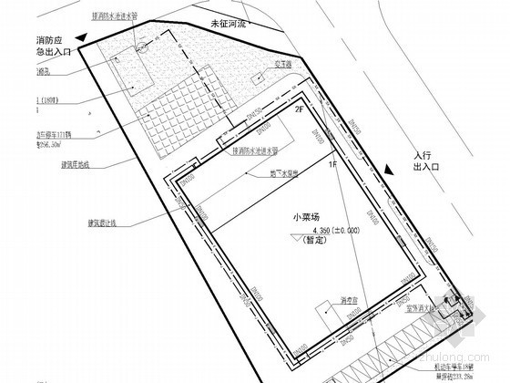 室外给排水消防设计资料下载-[浙江]菜场给排水消防施工图（16年最新设计）