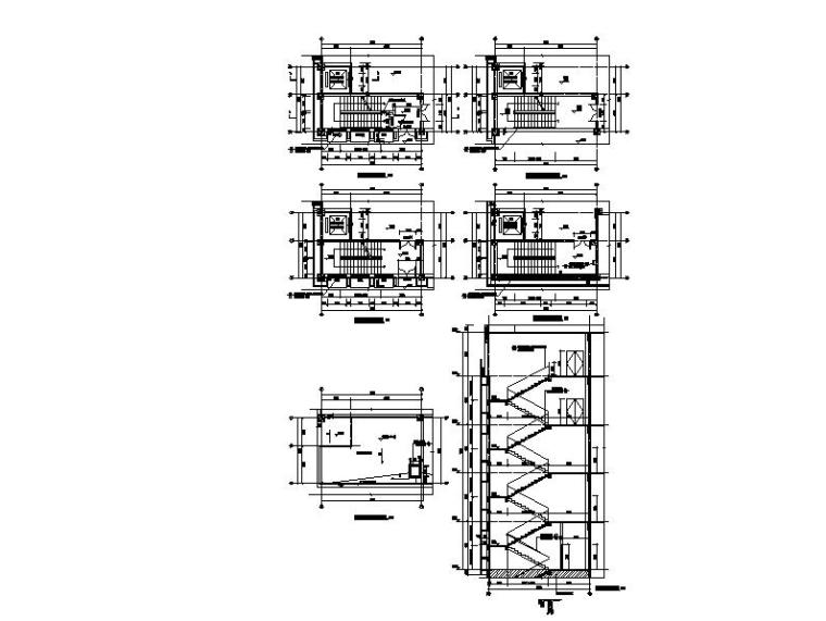 [江苏]五层玻璃幕墙高校行政办公楼建筑施工图-五层玻璃幕墙高校行政办公楼建筑