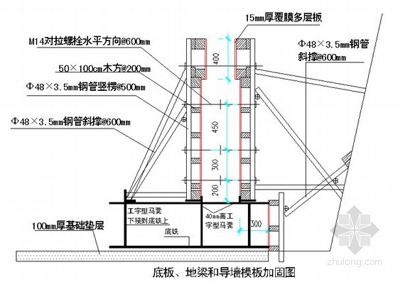 梁板模板拆除顺序资料下载-框剪结构住宅楼模板分项工程施工方案（覆膜多层板 筒模）