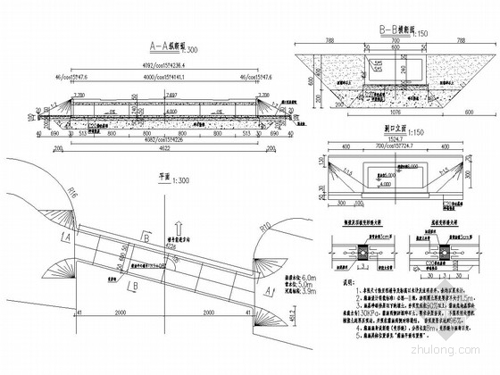 1-6x2.4m斜交过水箱涵全套施工图（附完整设计书）