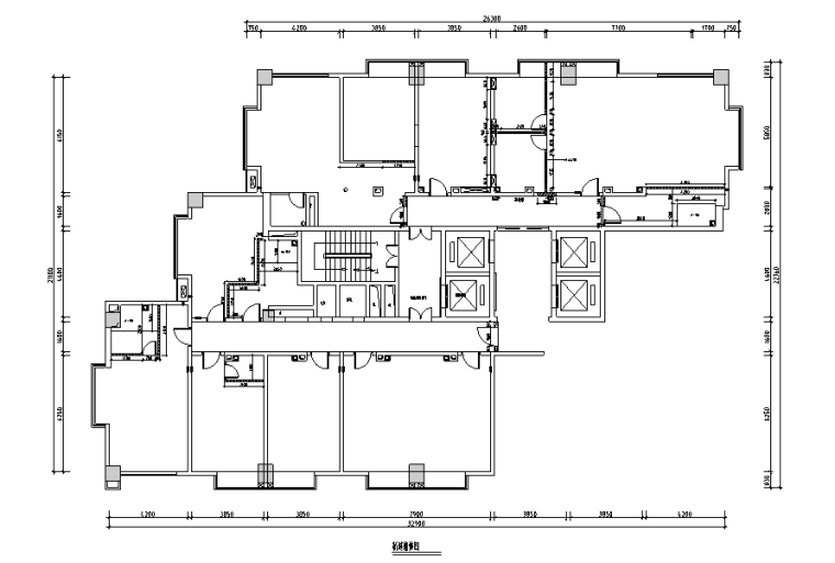亿盟科技公司办公大楼设计施工图（附效果图）-新建墙体图