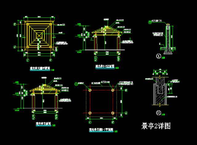 超全景观细部CAD图纸_11