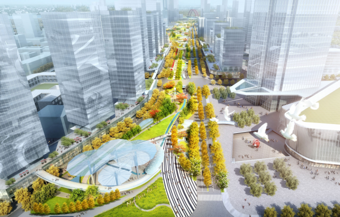 体验平台资料下载-[湖北]“海绵城市”生态智能体验式商业街区景观设计方案（上、中、下篇3个文本）