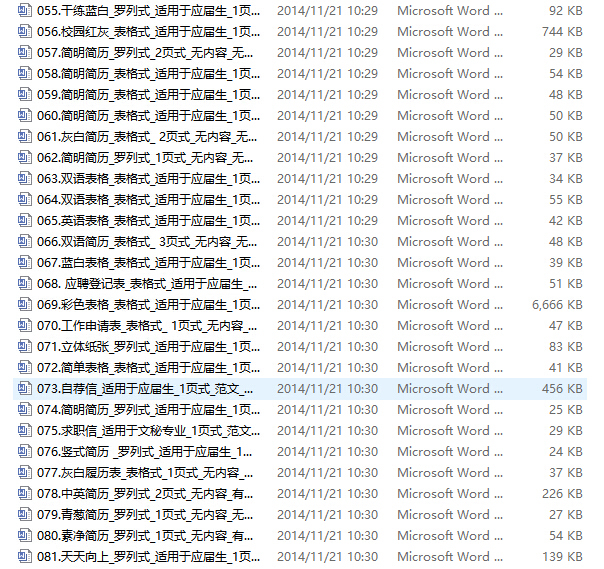 213套超全的工程造价简历模板（有索引图）-模板3