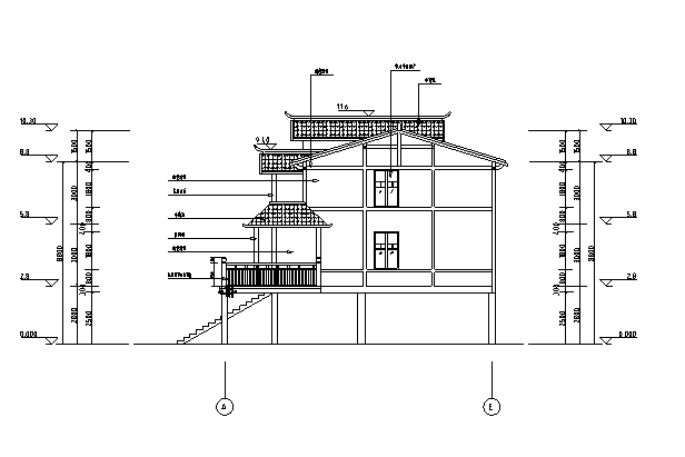 [合集]40套多层别墅建筑施工图（含结构、水电、效果图、CAD）-多层别墅建筑施工图（含结构、水电、效果图、CAD）
