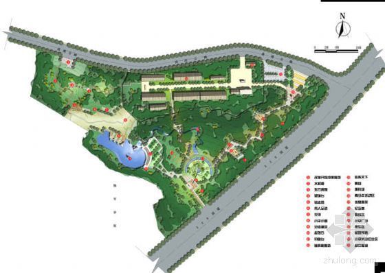 旅游小镇景观设计文本资料下载-江西旅游景观绿化项目设计文本
