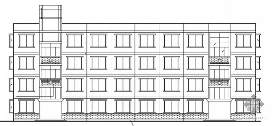 14层宿舍楼结构施工图资料下载-某高校四层宿舍楼建筑结施施工图