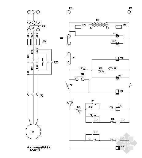 电机正反转电气图资料下载-电机自动正反转控制原理图