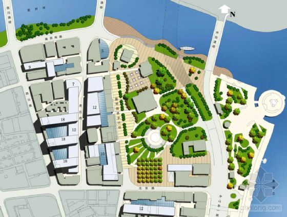 英国建筑3d模型资料下载-[上海]外滩原英国领馆地段保护与更新规划方案