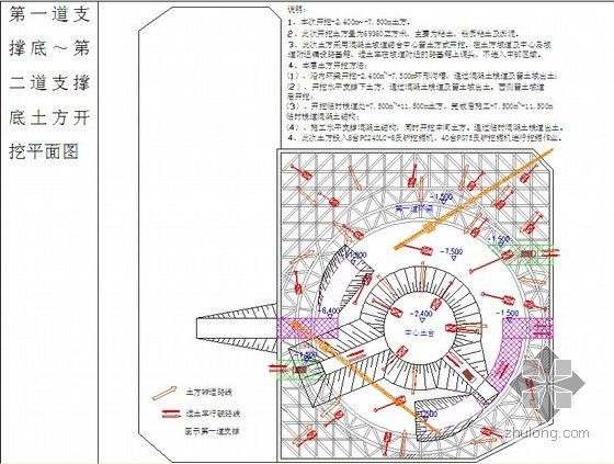 [天津]商业中心基础工程施工组织设计（中建、附示意图）-图6