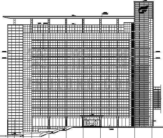 十层酒店建筑施工图资料下载-[株洲]某十层研发办公楼建筑施工图