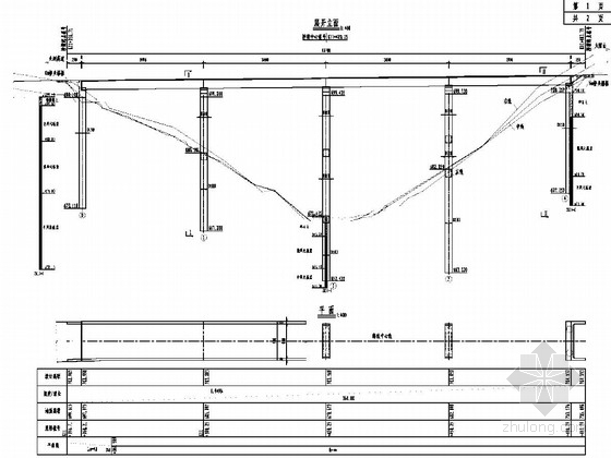 四跨连续梁桥总体布置图资料下载-4x30米预应力简支T梁桥施工图55张（先简支后连续）