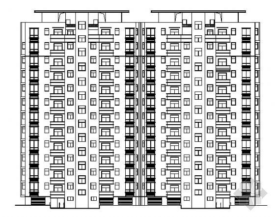 小高层跃层住宅楼资料下载-某十一层住宅楼建筑施工图