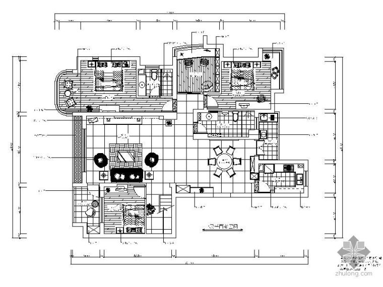 300平叠层别墅资料下载-300㎡二层别墅装修图
