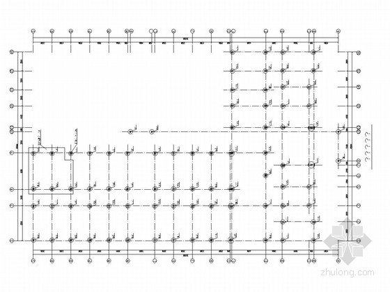异形办公su资料下载-[辽宁]地上三层异形柱框架结构综合楼结构施工图