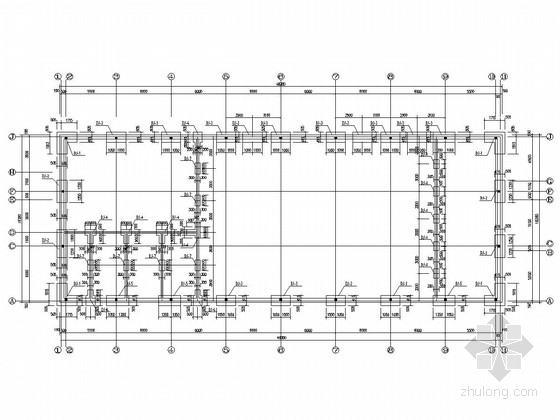 单层厂房排风施工图资料下载-单层砖混结构厂房结构施工图