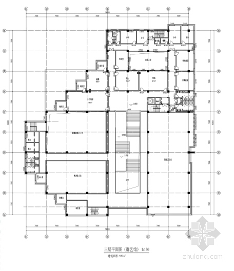 [新疆]兵团文化艺术中心规划与建筑设计(知名设计院)-兵团文化艺术中心规划与建筑设计平面图