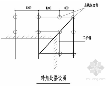 高层住宅风荷载设计值资料下载-广州市某高层住宅小区悬挑脚手架施工方案