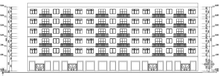 临街商住楼3层资料下载-[学士]某临街框架商住楼毕业设计(含计算书、施工组织设计、建筑结构设计图)
