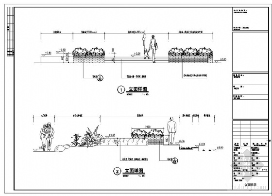 南京某居住区局部区域景观设计施工图-图6