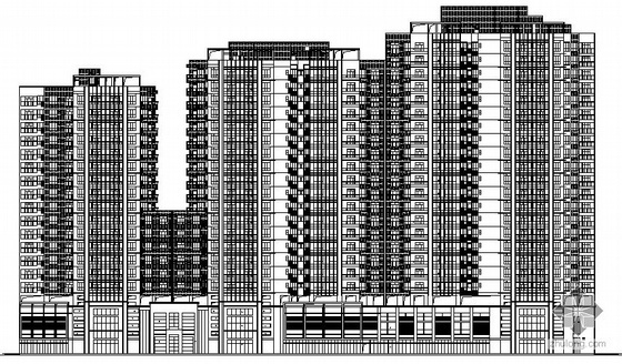 温州某小区住宅楼群资料下载-[温州市信河街]某二十二层住宅楼建筑施工图