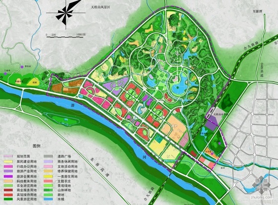 小学校园规划cad平面图资料下载-安徽小学校园景观规划方案