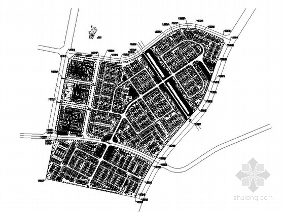 居住区cad底层资料下载-[都江堰]居住区园林景观工程施工图