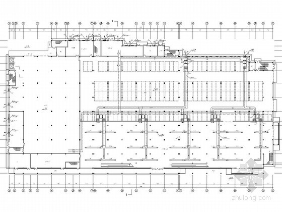 水冷系统设计图纸资料下载-大型仓储式超市空调通风排烟系统设计施工图（水冷离心机组）
